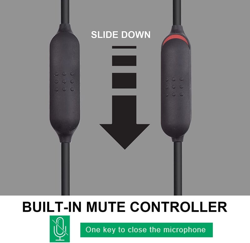 Alitutumao QC35 Boom Gaming Microphone Cable Compatible with Bose QC35 QC35 II Headphones, Noise Cancelling Boom Mic Cable Cord with Mute Switch for PS4/PS5, XBOX One, PC, Laptop, Mac, Smartphone, 3.9ft - Image 3